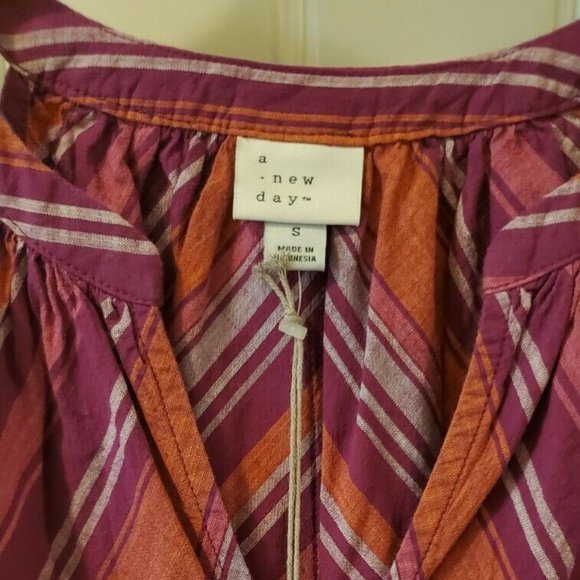 NWT A New Day XXL Strip Sleeveless Cotton Summer P - Picture 6 of 6